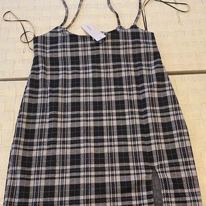 Black plaid dresses